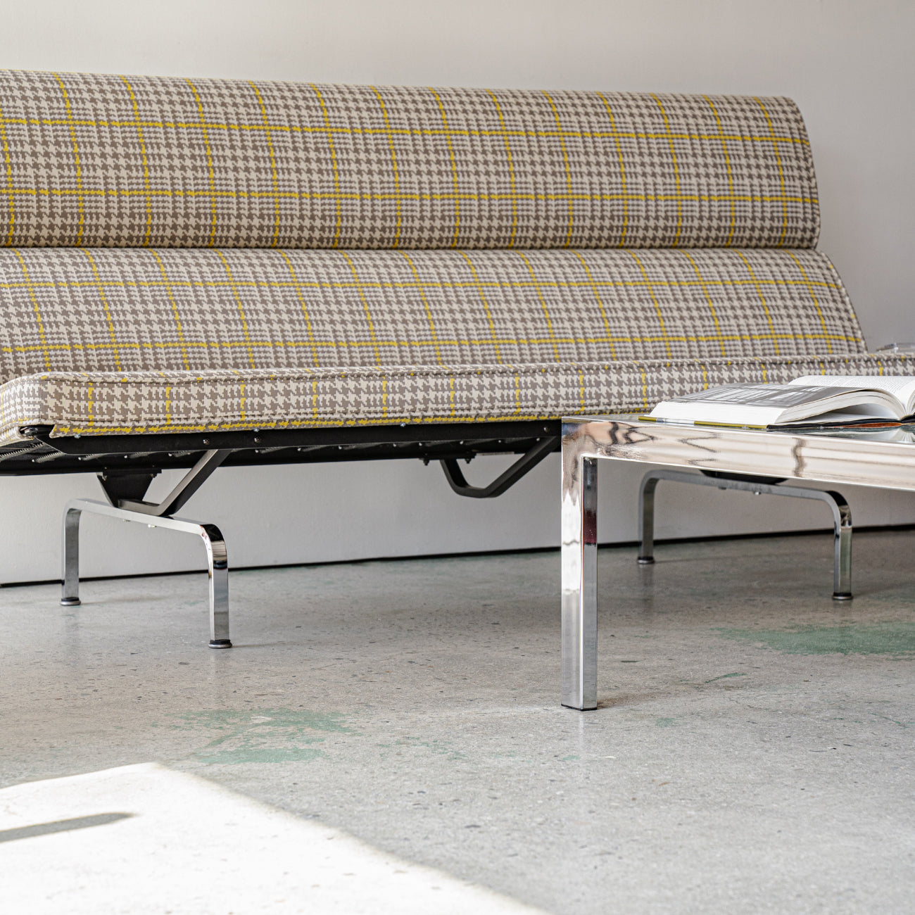 (LOT 03) Eames Compact Sofa (Houndstooth by Paul Smith)