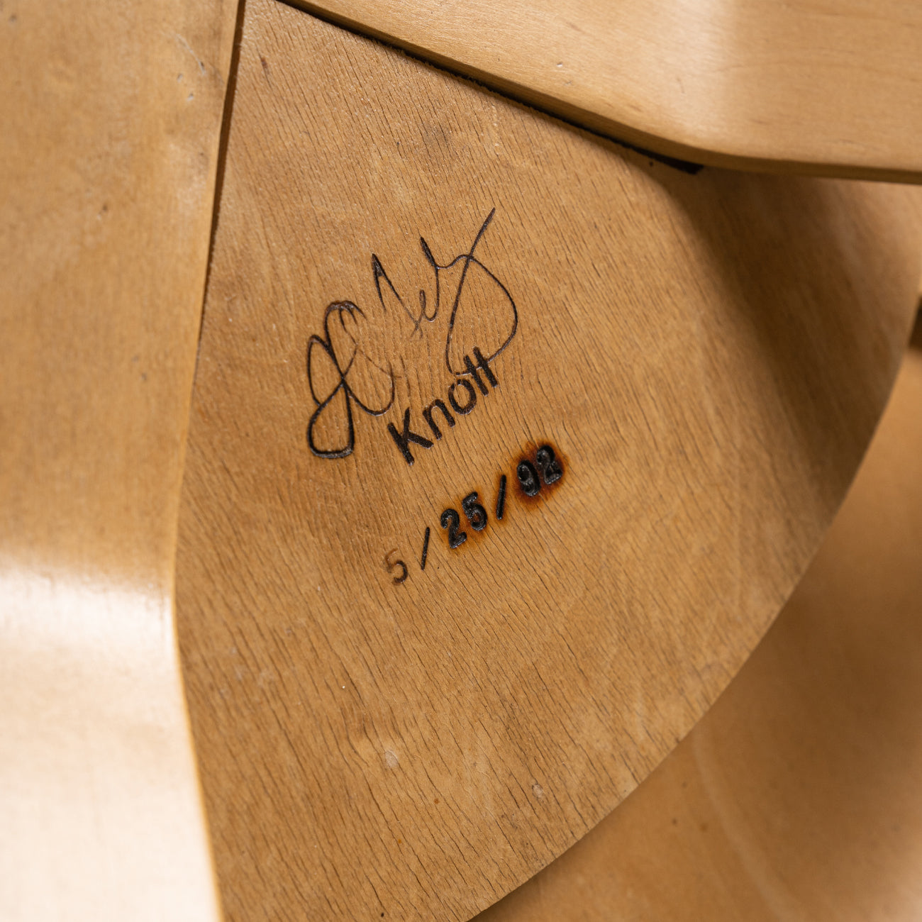 (LOT 18) Hat Trick Side Chair by Frank Gehry