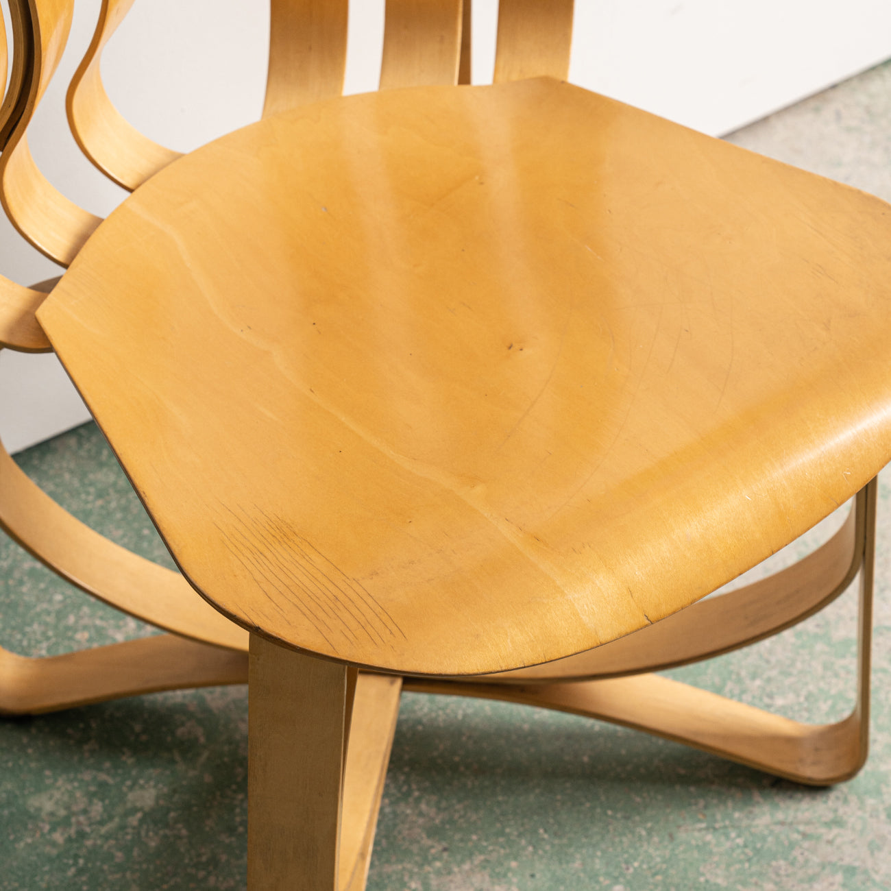 (LOT 18) Hat Trick Side Chair by Frank Gehry