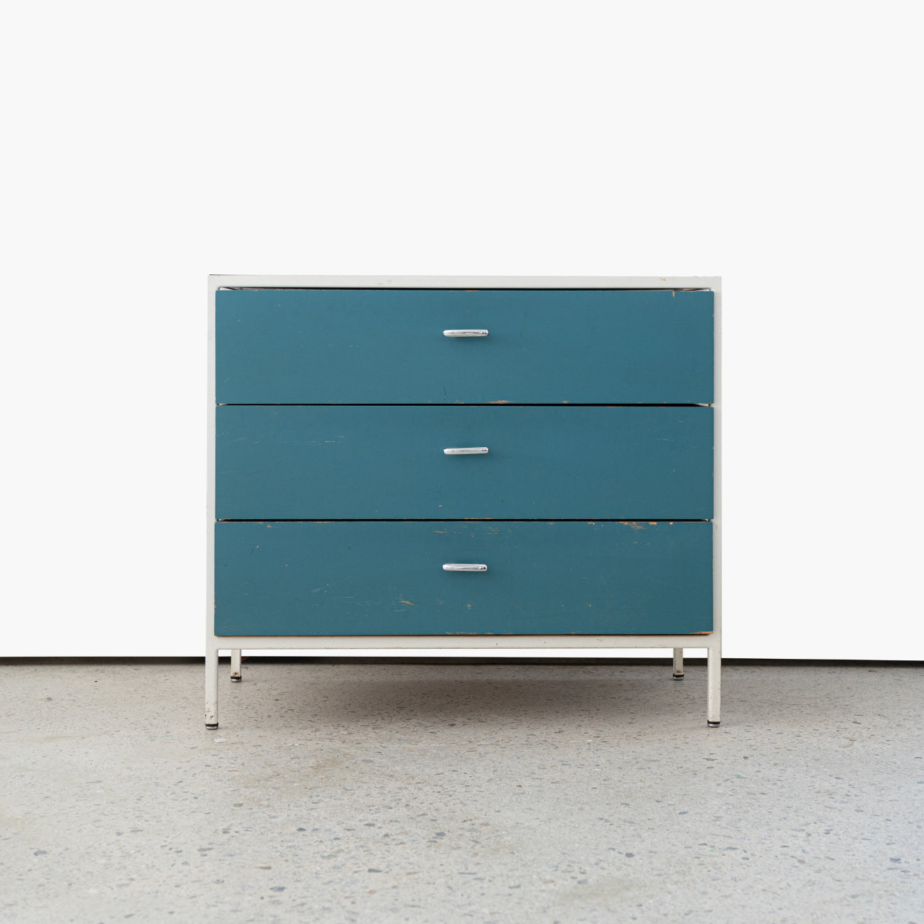 (LOT 06) Steel Frame Dresser by George Nelson Associates (Blue / 02)