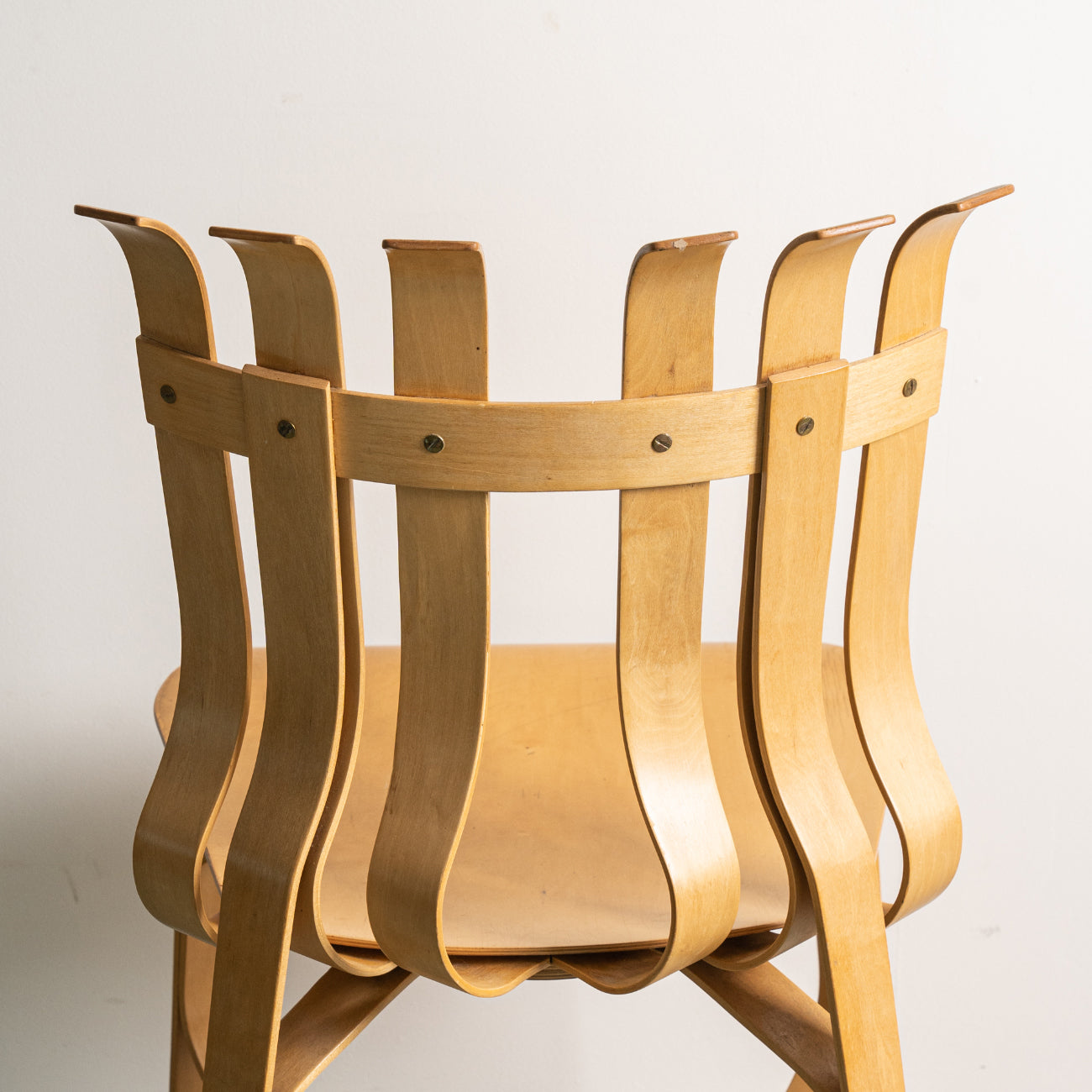 (LOT 18) Hat Trick Side Chair by Frank Gehry