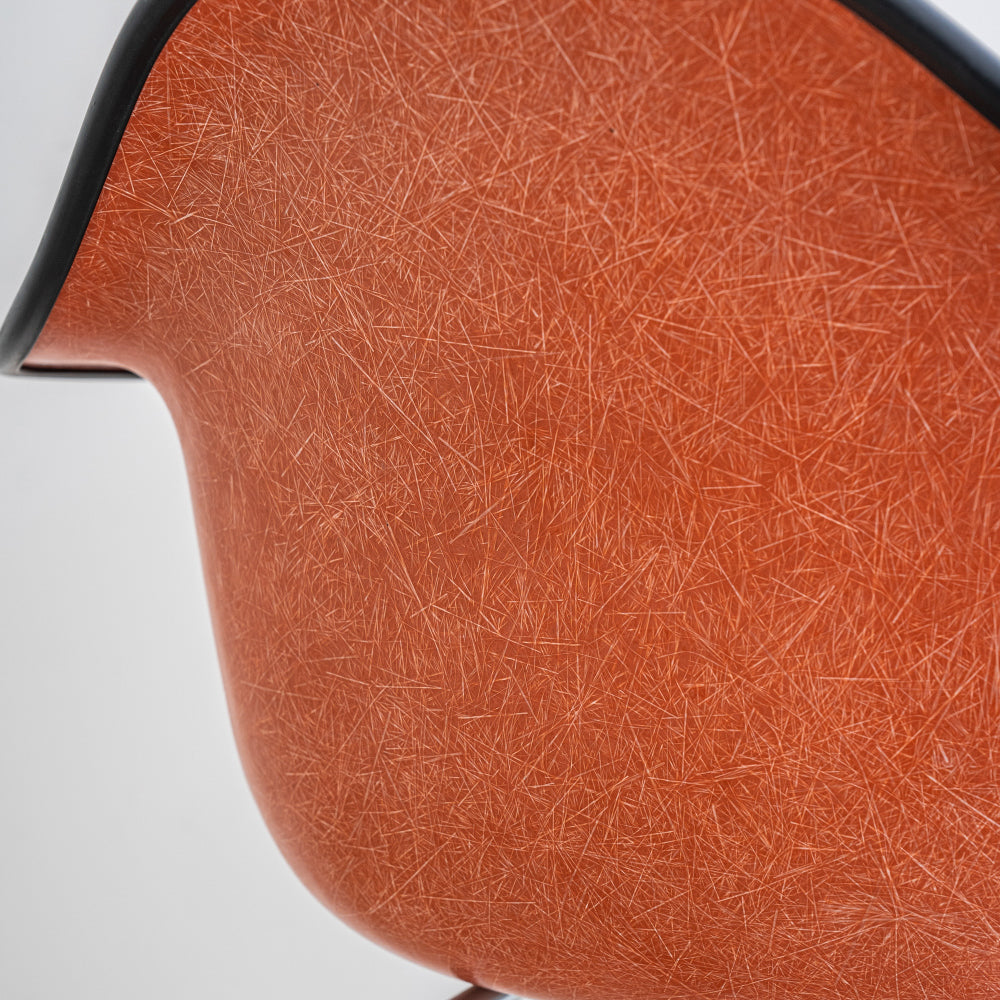(LOT 01) DAG Chair (Orange / Naugahyde) by Charles & Ray Eames