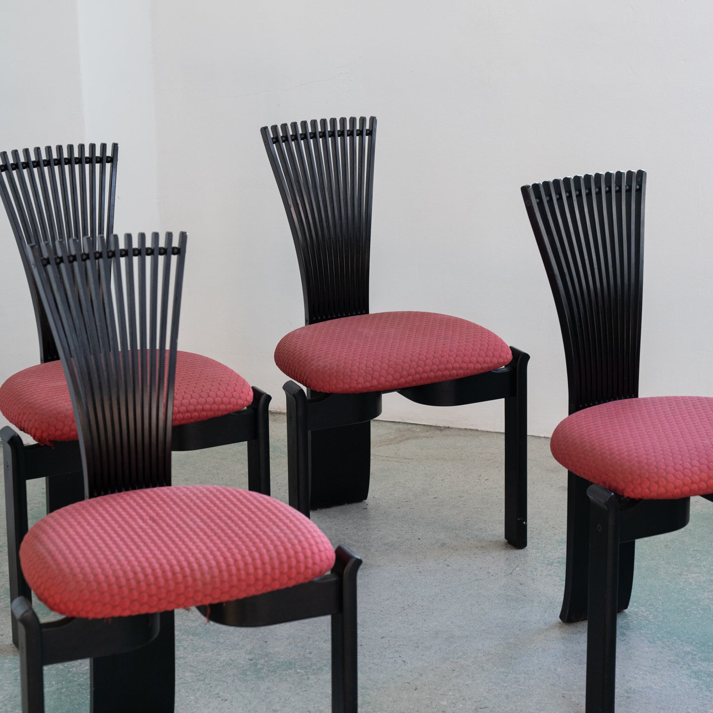 (LOT 21) Totem Dining Chairs by Torstein Nilsen (4점 SET)