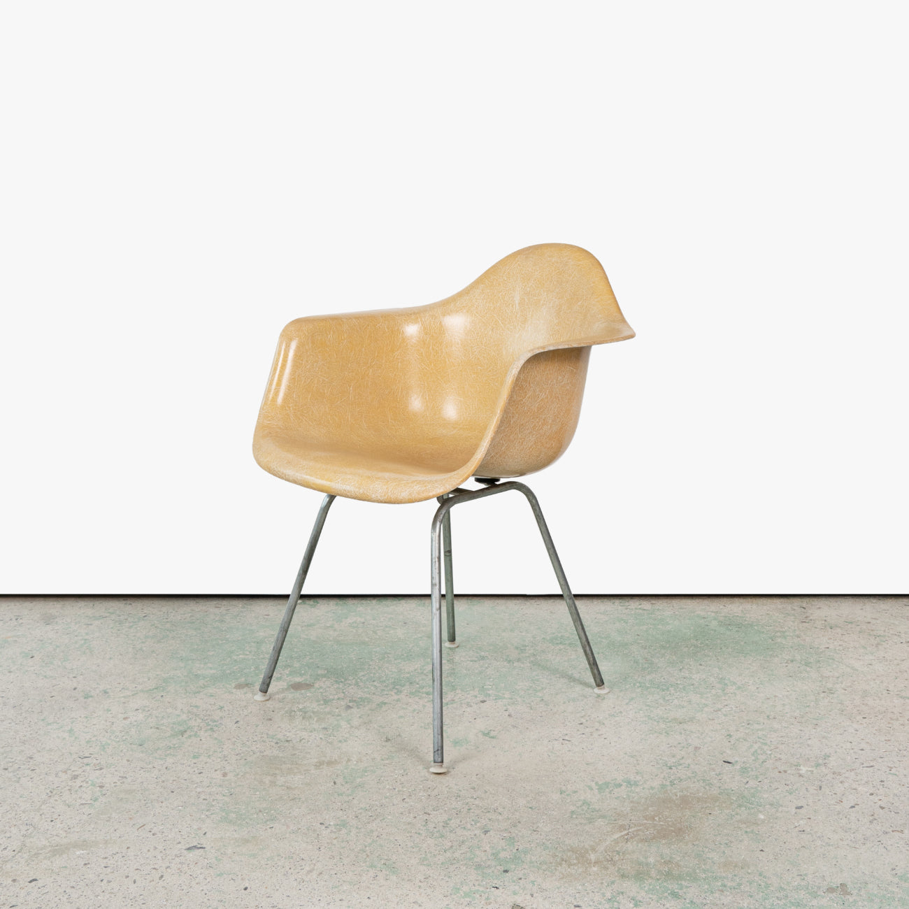 (LOT 01) DAX Chair (Ochre Light) by Charles & Ray Eames