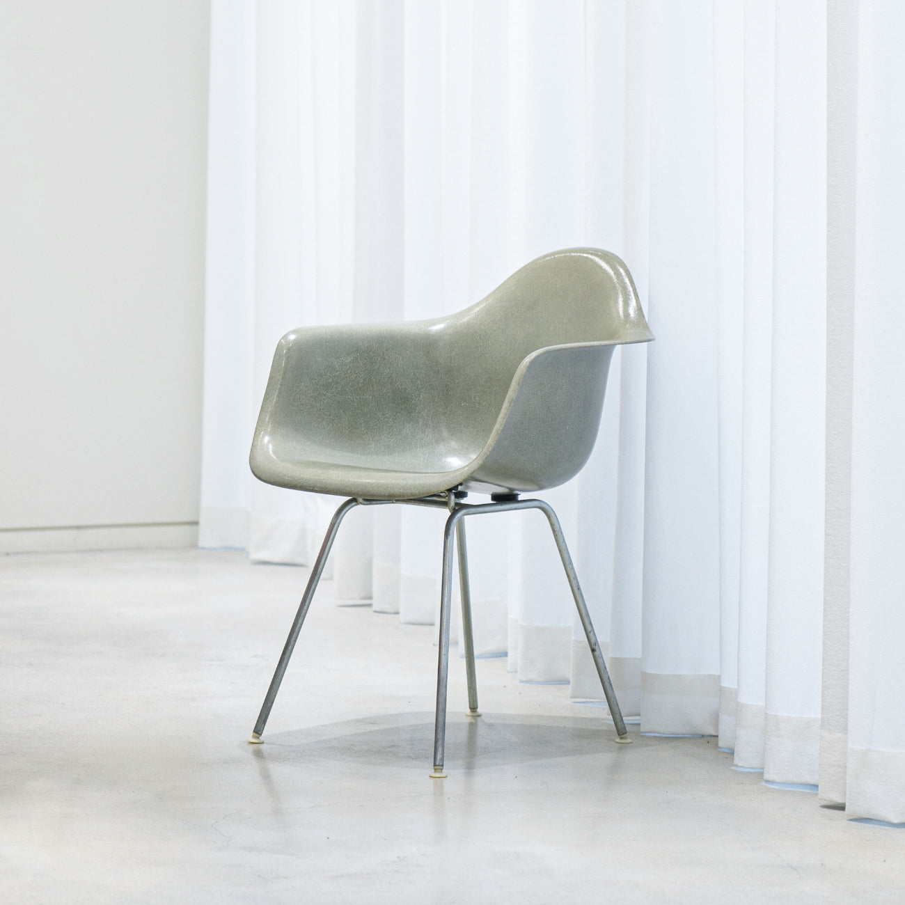 (LOT 12) DAX Chair (Seafoam Green) by Charles & Ray Eames