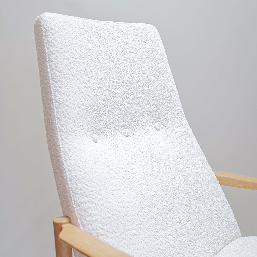 (LOT 08) Boucle Arm Chair by Erik Worts